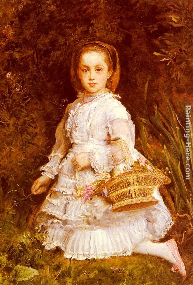 Portrait Of Gracia Lees painting - John Everett Millais Portrait Of Gracia Lees art painting